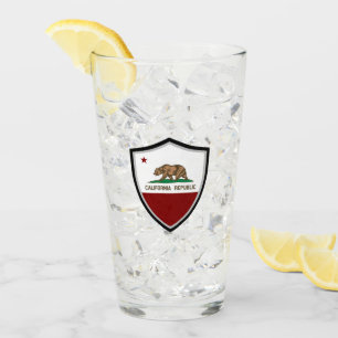 California flagga glaskopp