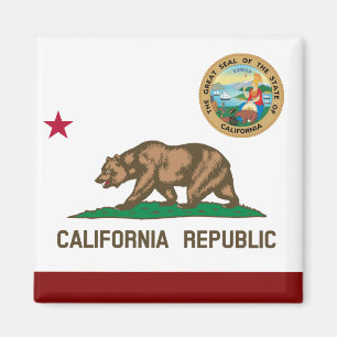 California flagga magnet