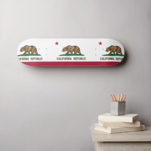 California flagga mini skateboard bräda 18,5 cm