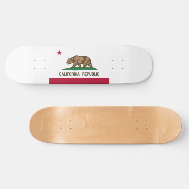 California flagga mini skateboard bräda 18,5 cm (Horz)