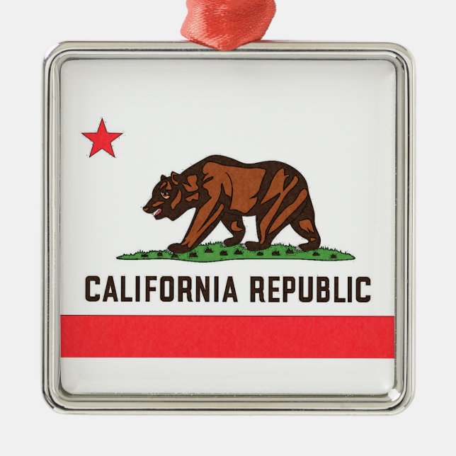 CALIFORNIA FLAGGA Ornament (Framsidan)