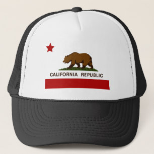 California Flagga Patriotic Keps