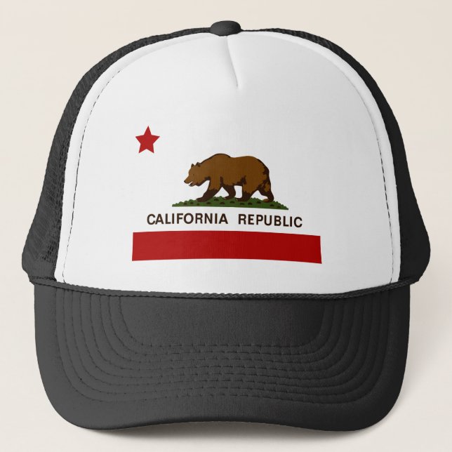 California Flagga Patriotic Keps (Framsida)