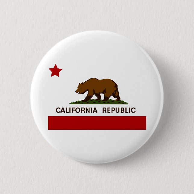California Flagga Patriotic Knapp (Framsida)