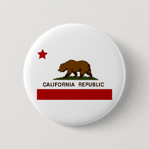 California Flagga Patriotic Knapp