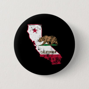 California Flagga Patriotic Knapp