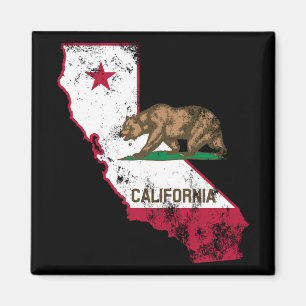 California Flagga Patriotic Magnet