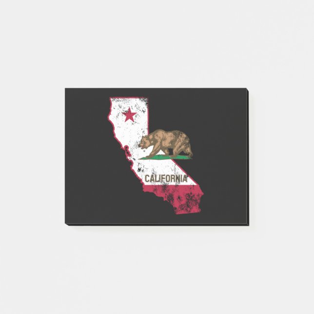 California Flagga Patriotic Post-it Block (Framsida)