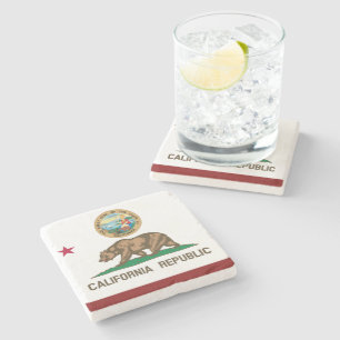 California flagga stenunderlägg