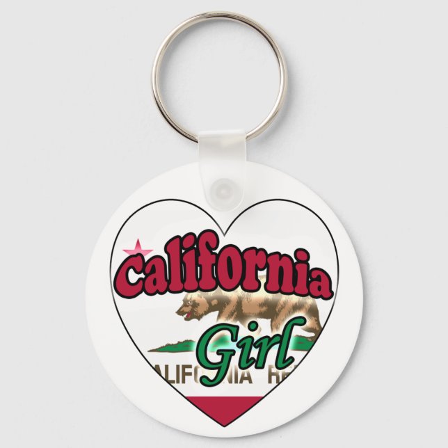 California flicka nyckelring (Framsida)