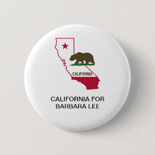 CALIFORNIA för Barbara Lee SENATE Button Knapp