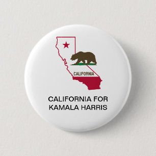 CALIFORNIA for Kamala Harris 2020 Button Knapp