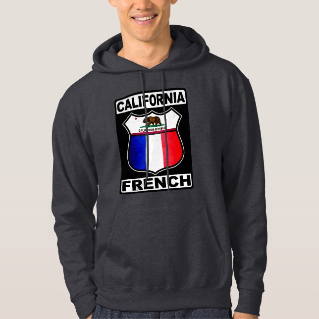 California Fransk American Sweatshirt Med Luva (Framsida)