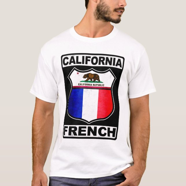 California Fransk American Tröja (Framsida)