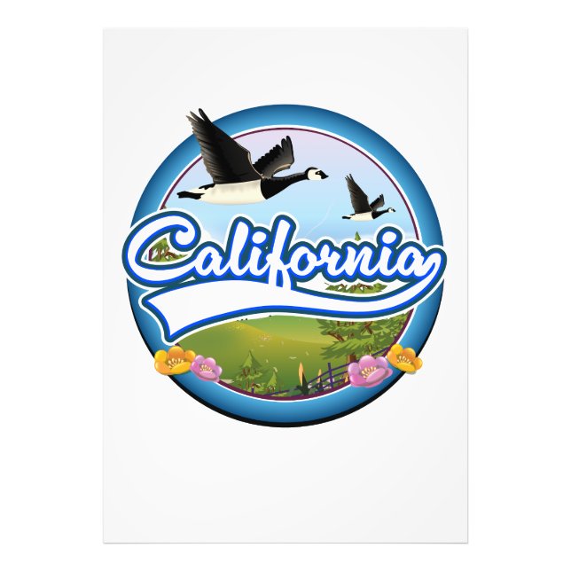 California Gäss semester logotyp Fototryck (Framsidan)