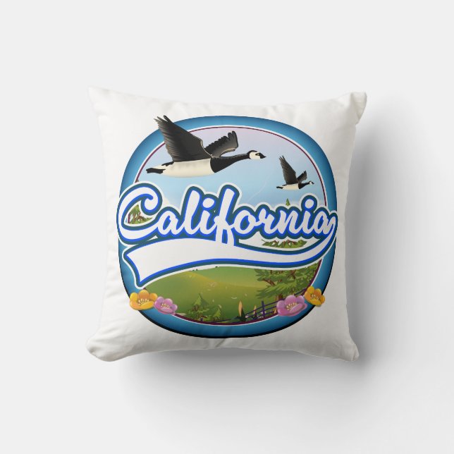 California Gäss semester logotyp Kudde (Framsida)