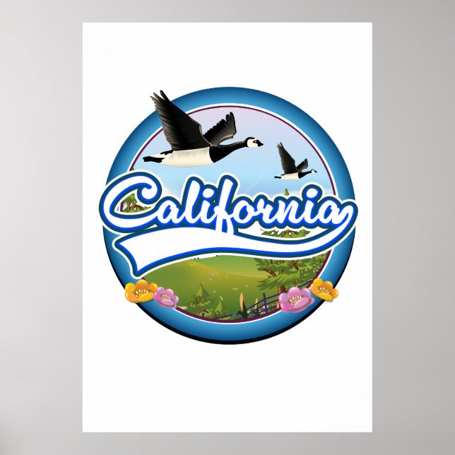 California Gäss semester logotyp Poster (Framsidan)