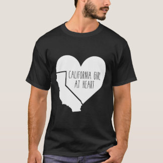 California Girl At Heart T Shirt