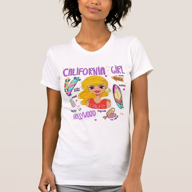 California Girl T Shirt (Framsida)