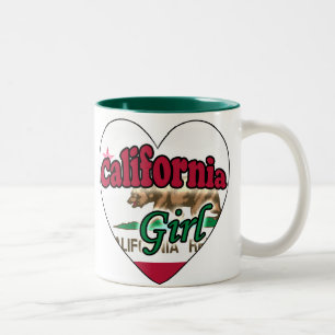 California Girl Två-Tonad Mugg