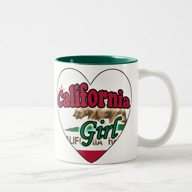 California Girl Två-Tonad Mugg (Höger)