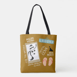 California Girls Beach Tote Bag Tygkasse