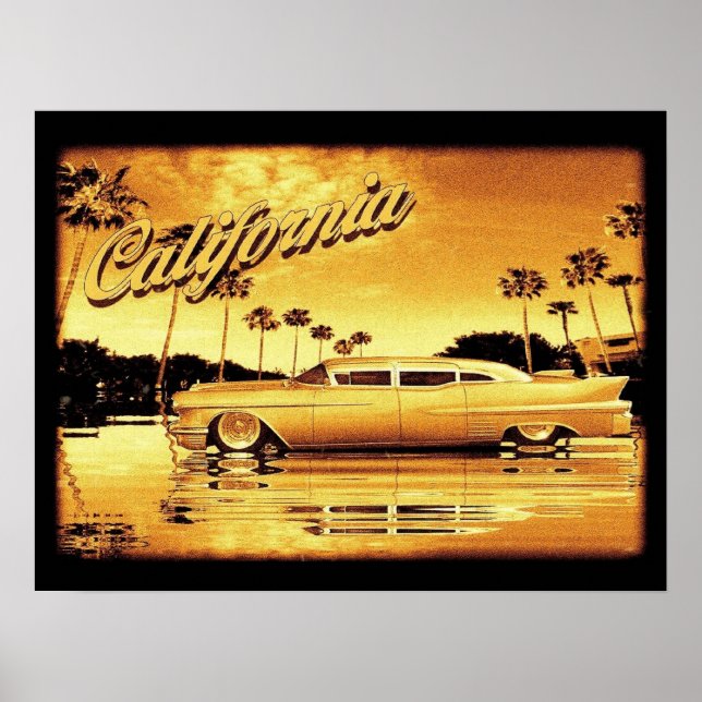 california golden limo poster (Framsidan)