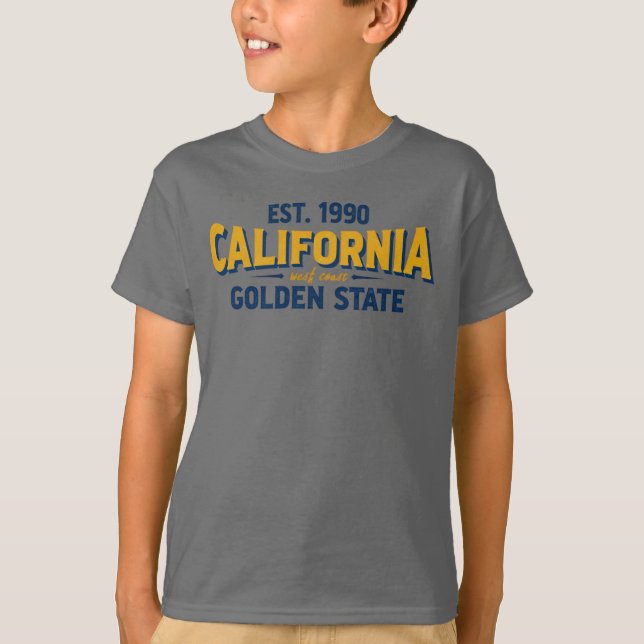 California Golden State T-Shirt (Framsida)