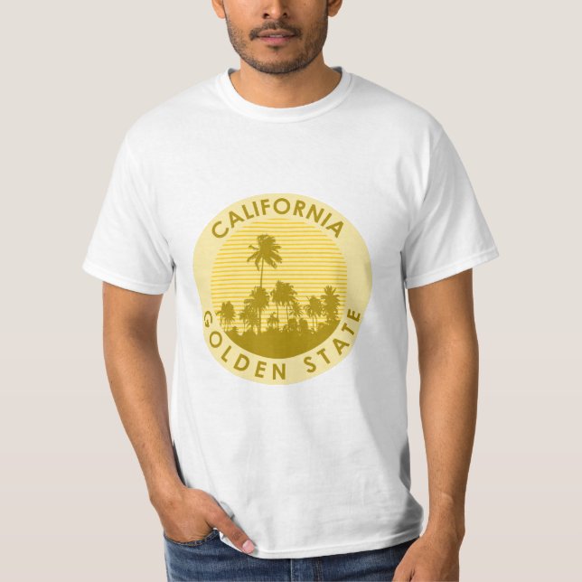 California Golden State T Shirt (Framsida)