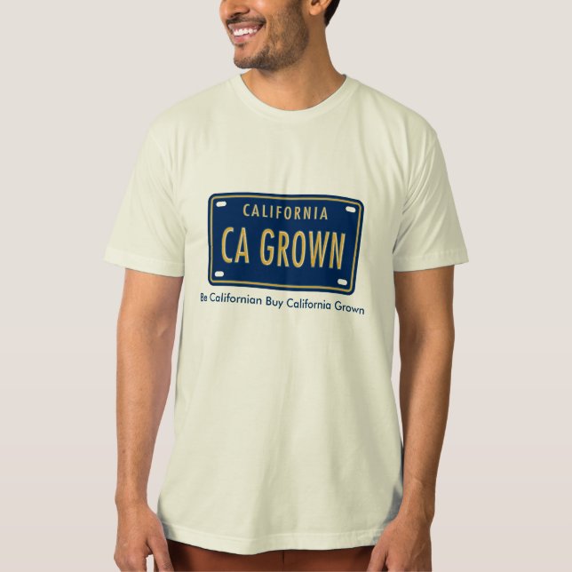 California Grown Logotyp Organic T-Shirt (Framsida)