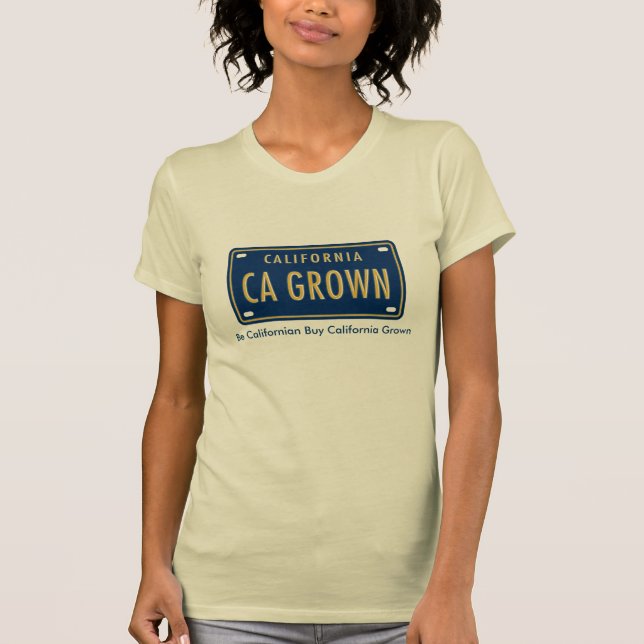 California Grown Logotyp Women's T-Shirt (Framsida)