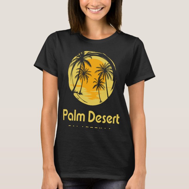 California Handflatan Desert T Shirt (Framsida)