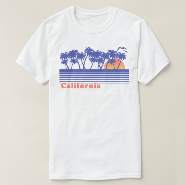 California Handflatan Träd T-shirt (Design framsida)