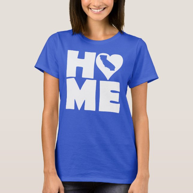 California Hem Heart State Tees T-Shirt (Framsida)