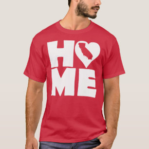 California Hem Heart State Tees T-Shirt
