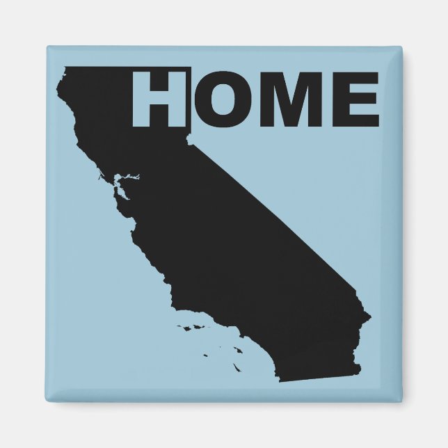 California Hem Kylskåp Magnet (Framsidan)
