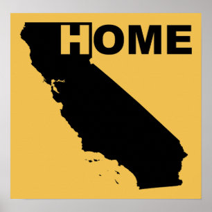 California Hem Poster Skylt Jag älskar