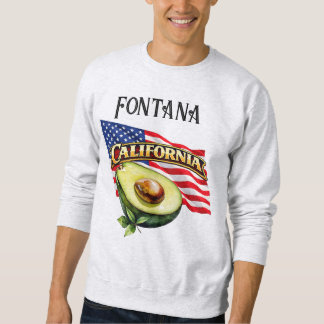 California herrtröja lång ärmad tröja