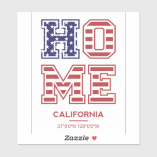California Home Klistermärken