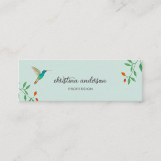 California Hummingbird  Business Card Mini Visitkort