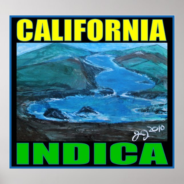CALIFORNIA INDICA POSTER (Framsidan)