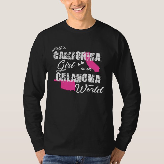 California  Just a California girl in an Oklahoma T Shirt (Framsida)