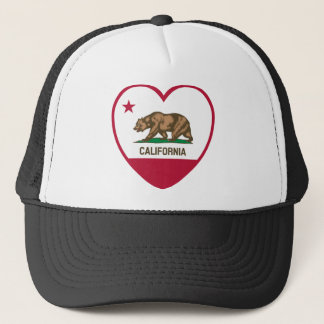 California Kärlek - California Flagga Heart Truckerkeps
