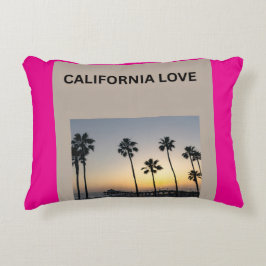 California kärlek ❤️ prydnadskudde