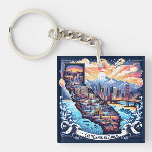 California Karta Vector Art (Framsidan)