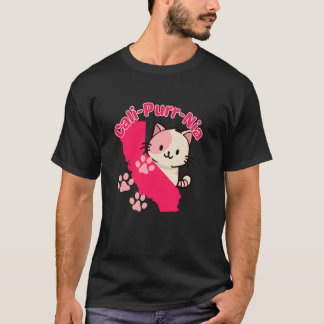 California Kattmamma Kattälskare Mors Dag Söt Katt T Shirt