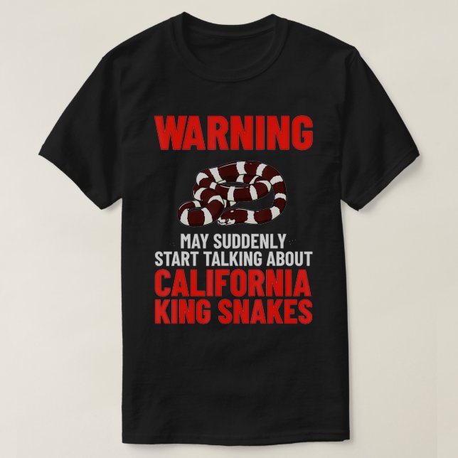 California King Snake High White Habitat  T Shirt (Design framsida)
