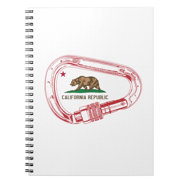 California klätting Carabiner Anteckningsbok (Framsidan)
