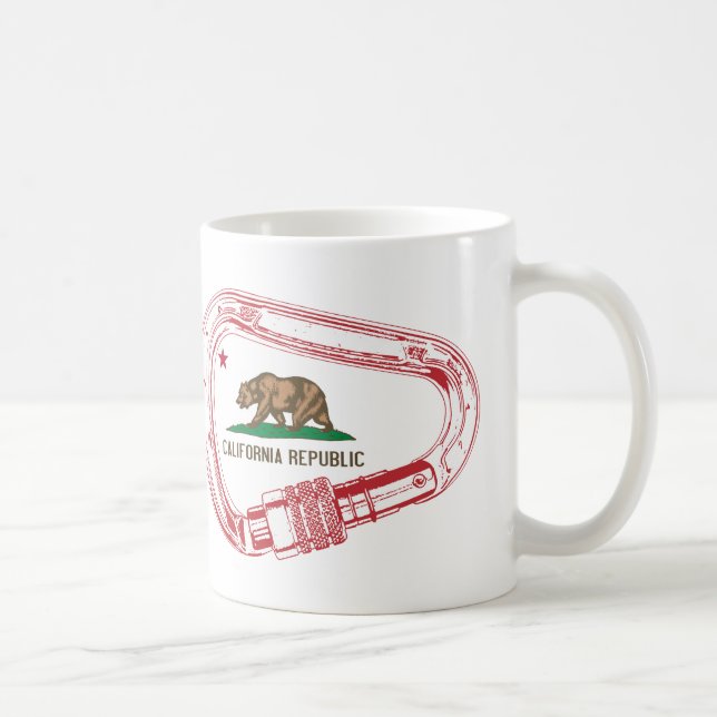 California klätting Carabiner Kaffemugg (Höger)