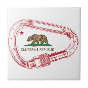 California klätting Carabiner Kakelplatta